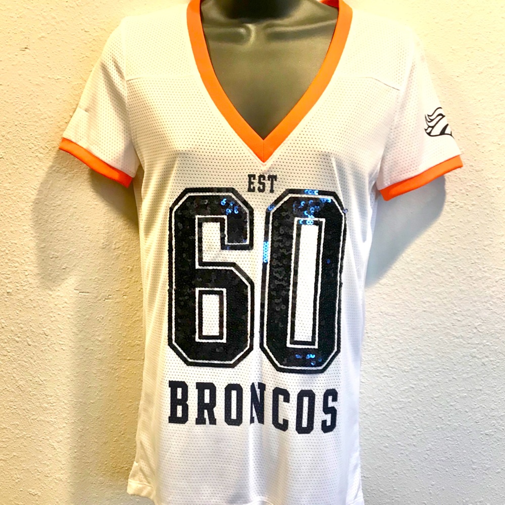 PInk Victoria’s Secret Denver Broncos jersey!